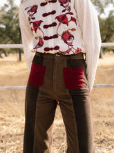 PANTALÓN FILIPPA BURGUNDY