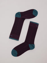 Calcetín Braided Plum