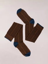 Calcetín Braided Chocolate