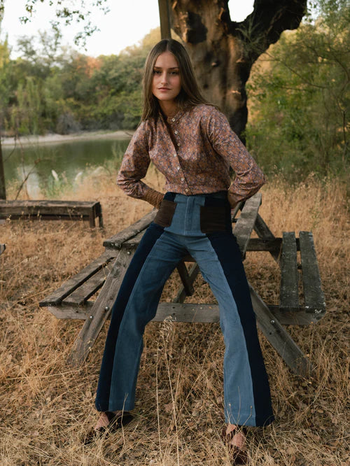 PANTALÓN FILIPPA BLUE