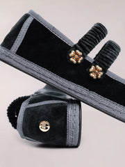 Double Lace Ballerina Black