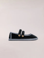 Double Lace Ballerina Black