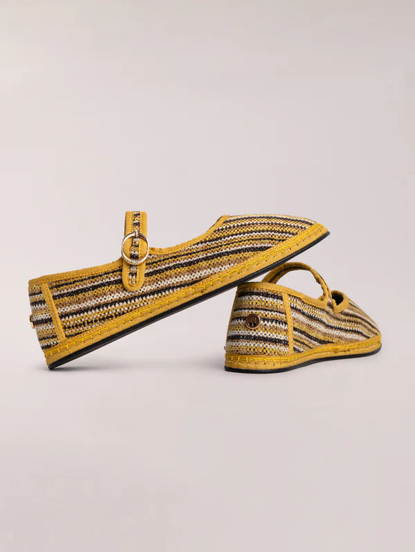 Mary Jane Yellow Stripes