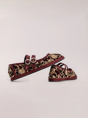 Double Lace Elisabeth Bordeaux
