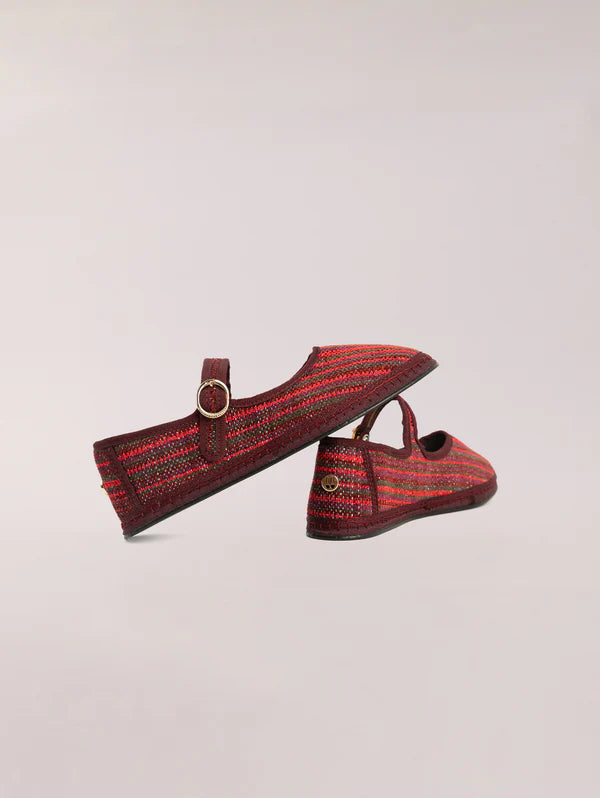 Mary Jane Red Stripes
