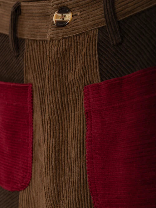 PANTALÓN FILIPPA BURGUNDY