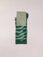 Calcetín Zebra Green