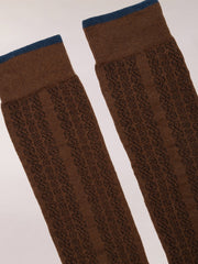 Calcetín Braided Chocolate